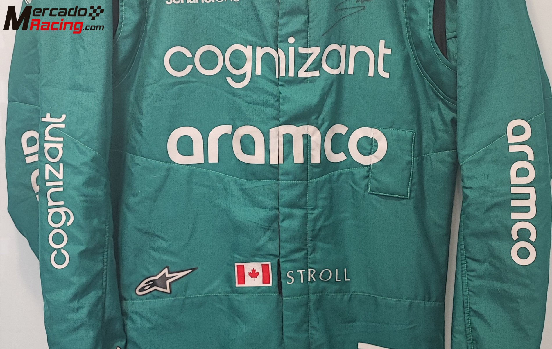 Mono alpinestars aston martín f1 lance stroll