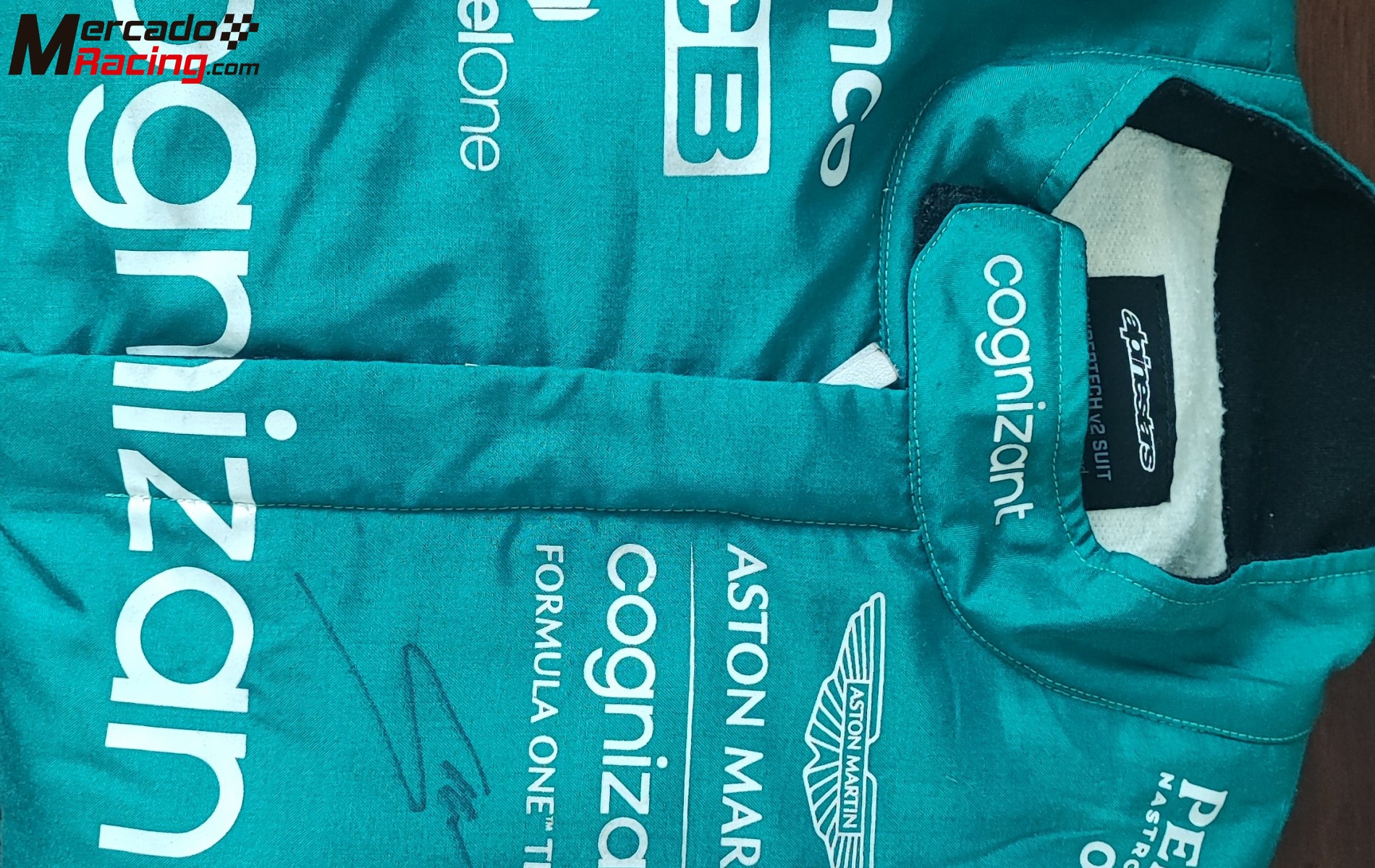 Mono alpinestars aston martín f1 lance stroll