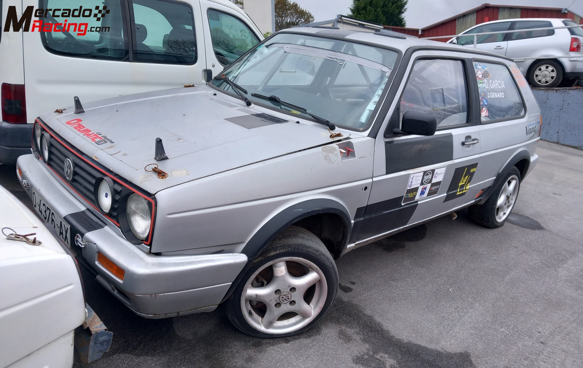 Carrocería con itv de rallyes de golf mk2