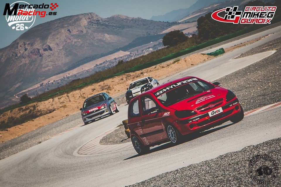 Hyundai getz 1.6 de la copa de circuitos con homologación de rallys
