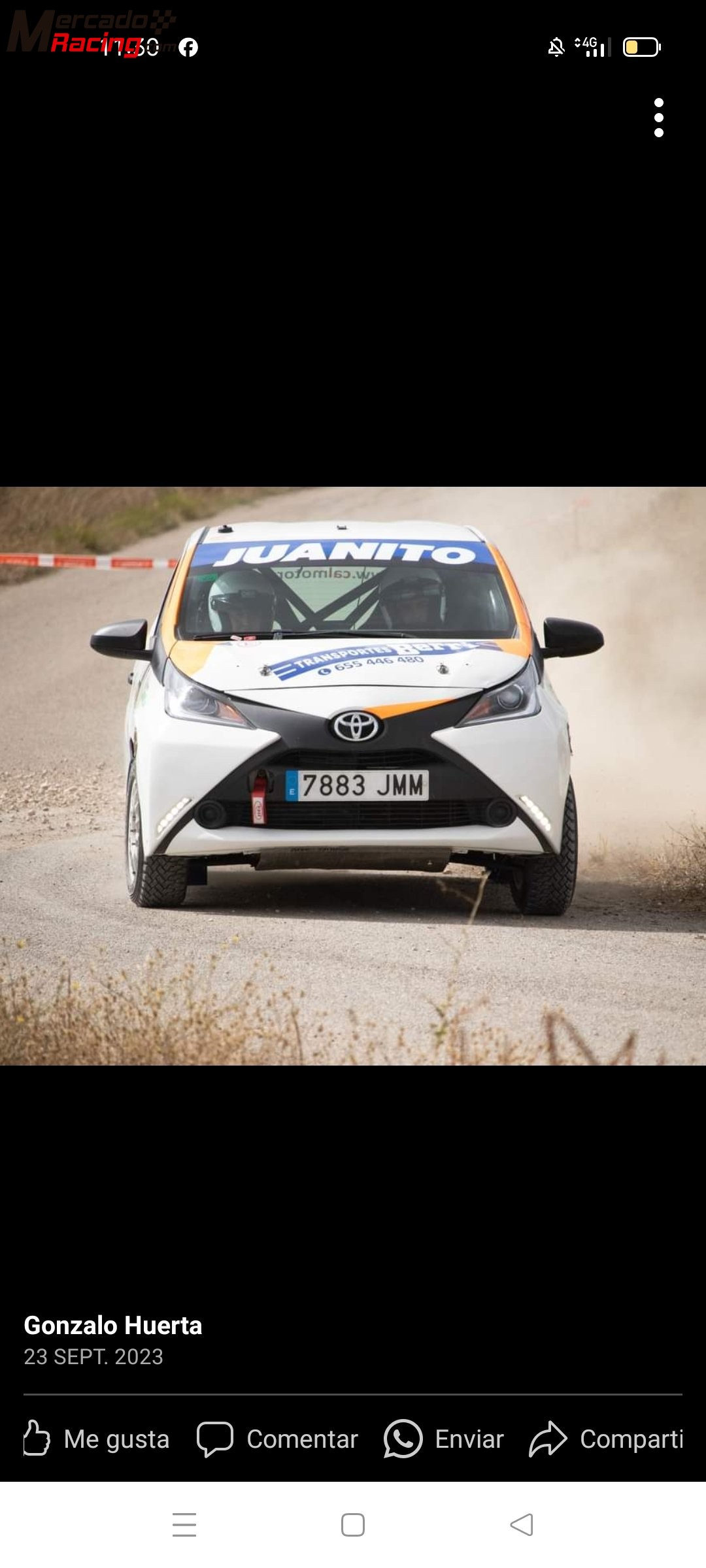 Aygo copa tierra 