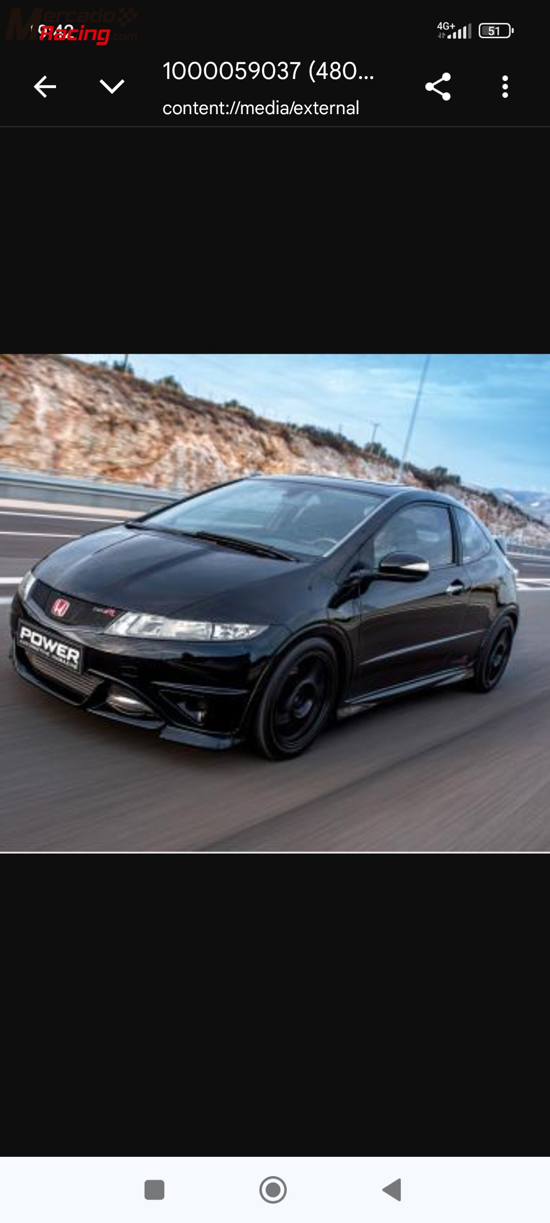 Carrocería civic type r fn2.