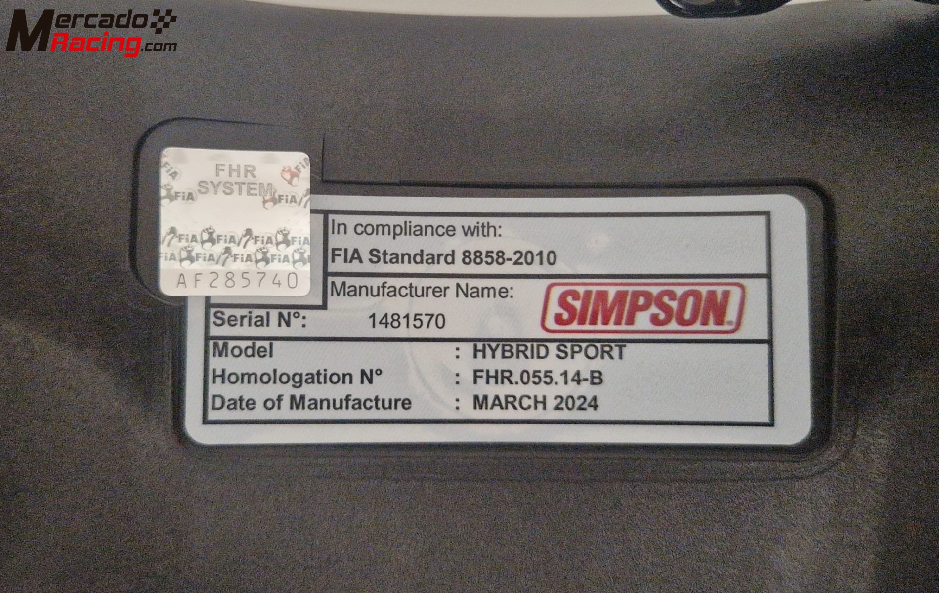 Hans simpson hybrid sport