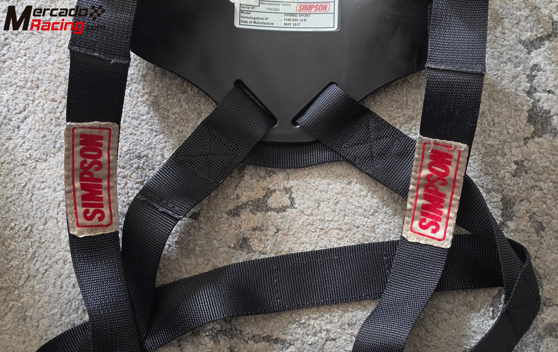 Hans hybrid sport xs - chica