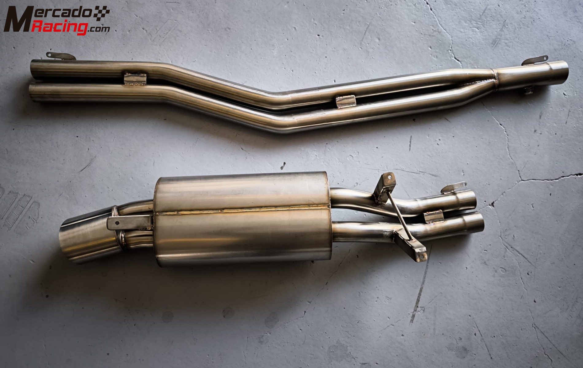 Línea de escape bitubo 306 maxi v2