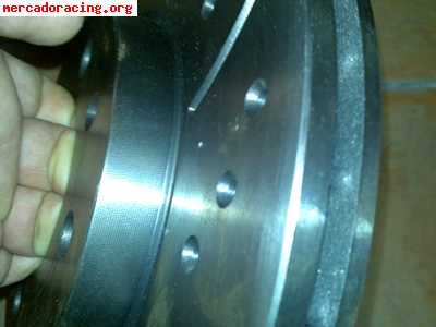 Discos de freno perforados y rayados seat o golf 2