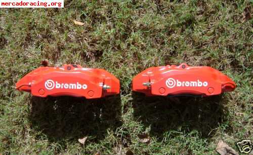 Pinzas de freno brembo porsche 996 de 4 pistones
