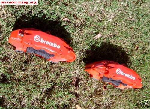 Pinzas de freno brembo porsche 996 de 4 pistones