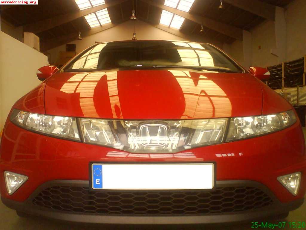 Defensa delantera honda civic moderno
