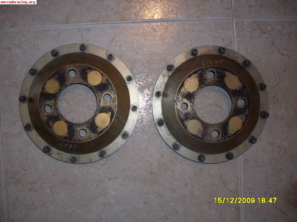 Centros para discos de freno grupo a peugeot/citroen