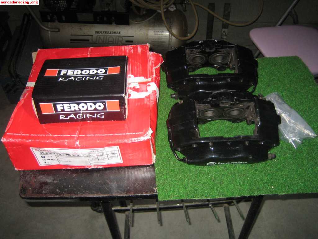 Pinzas brembo,discos brembo nuevos y pastillas ferodo ds2500