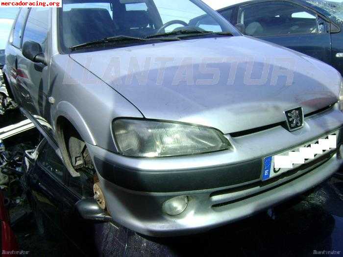 Paragolpe trasero y aletines 106 sport los cuatro
