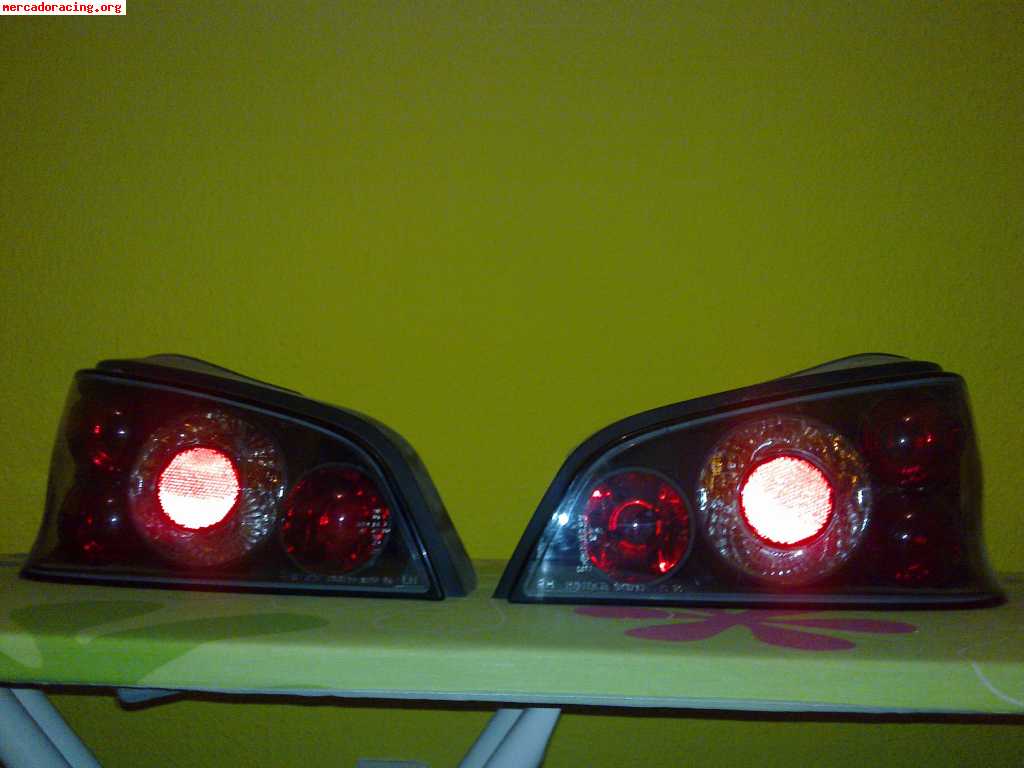 Faros peugeot 106 fondo negro