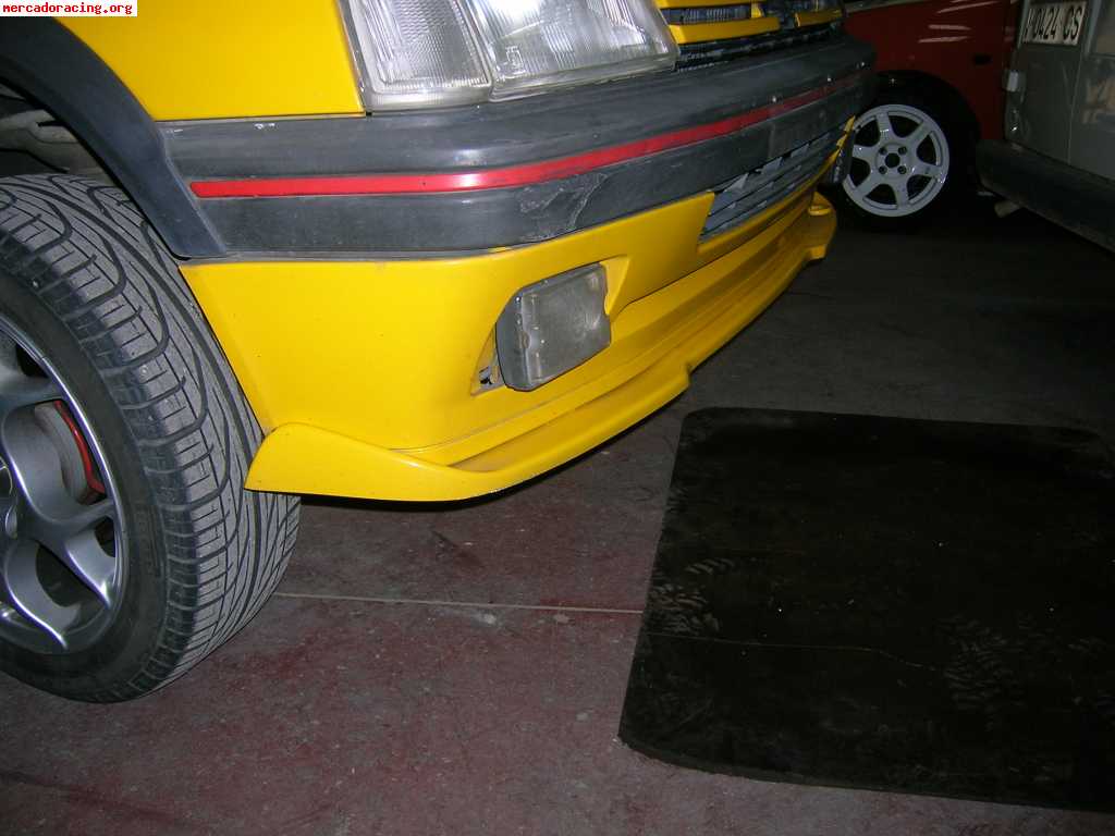 Aleron, bigote y laterales peugeot 205 gti