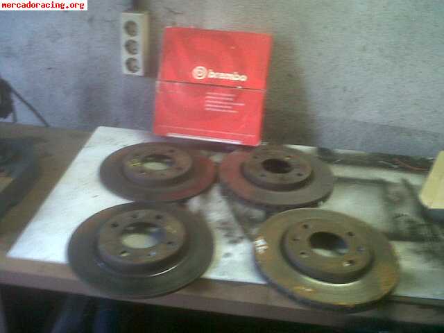 Vendo frenos grandes para psa con disco brembo y ferodo ds