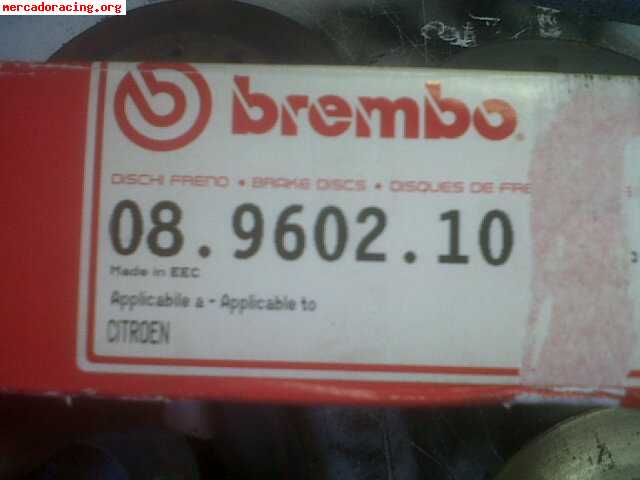 Vendo frenos grandes para psa con disco brembo y ferodo ds