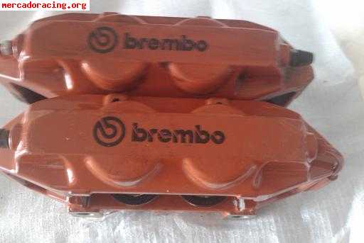 Pinzas brembo 4 pistones renault sport!!