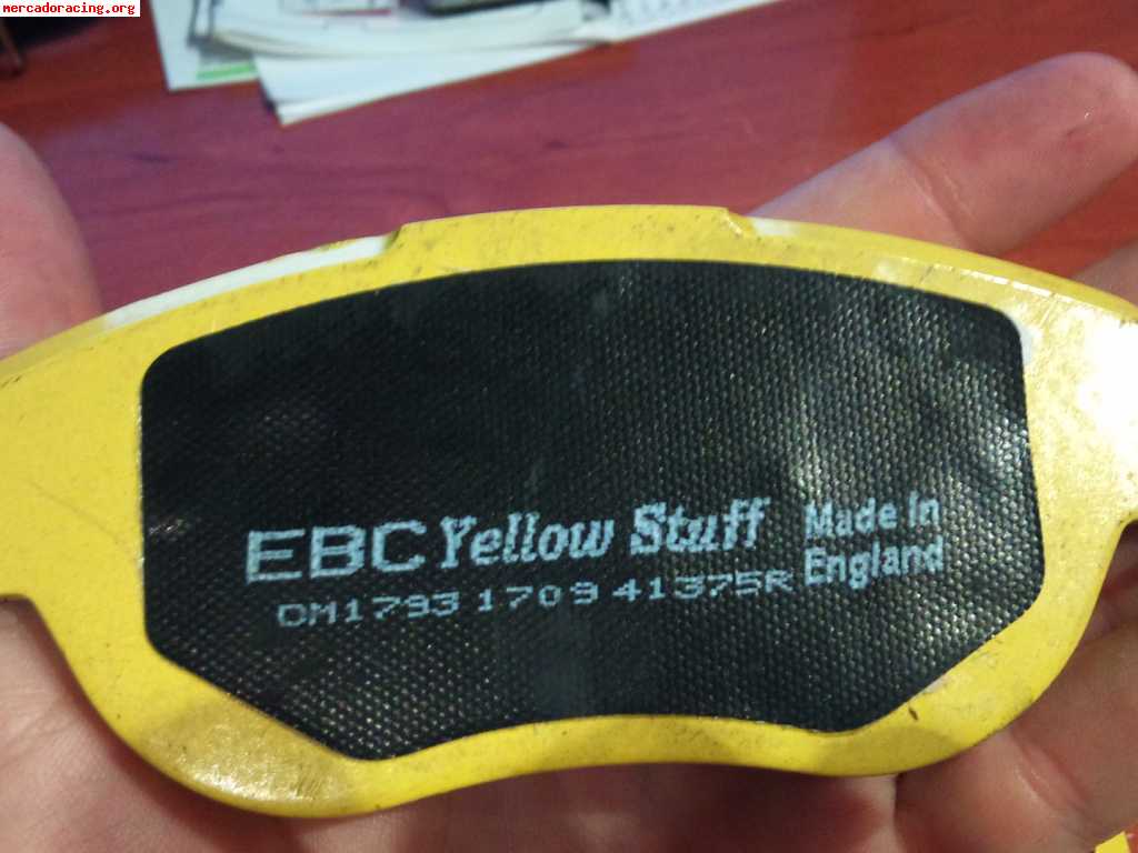 Pastillas de freno ebc yellowstuff para citroën xsara 2.0 16