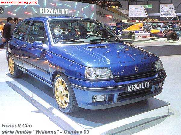 Clio 16v-williams capot y paragolpes