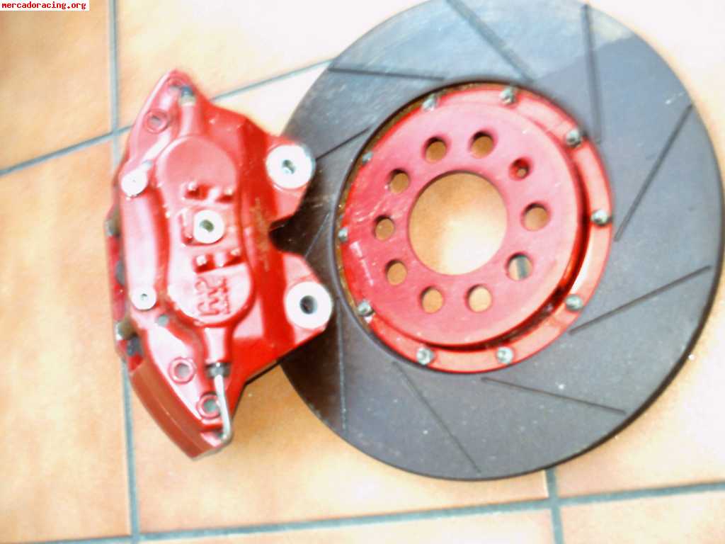 Kit de frenado pinzas y discos 4 pistones