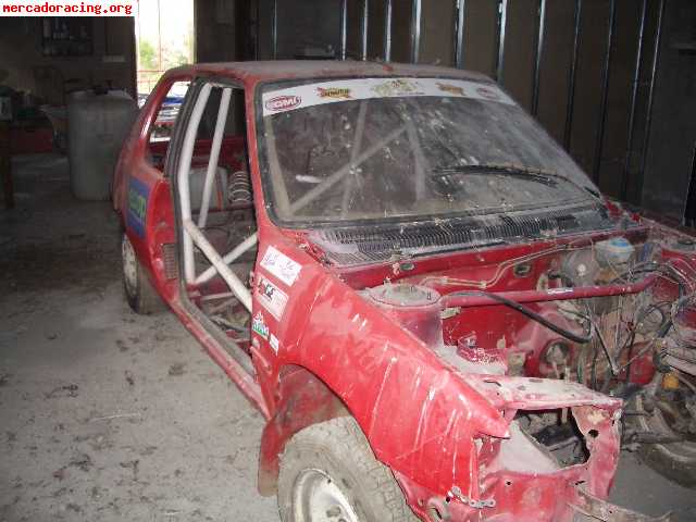 Carroceria 205 rally con barras omp