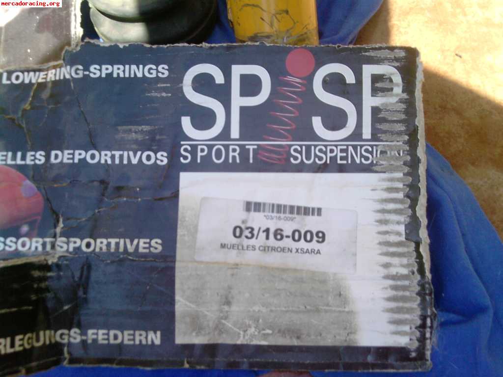 Suspension deportiva koni regulable dureza y muelles spring