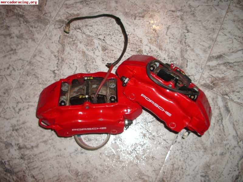 Pinzas frenos porsche boxster brembo 4 pistones 2 juegos!!!!