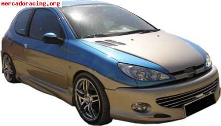 Paragolpes delantero 206 gti