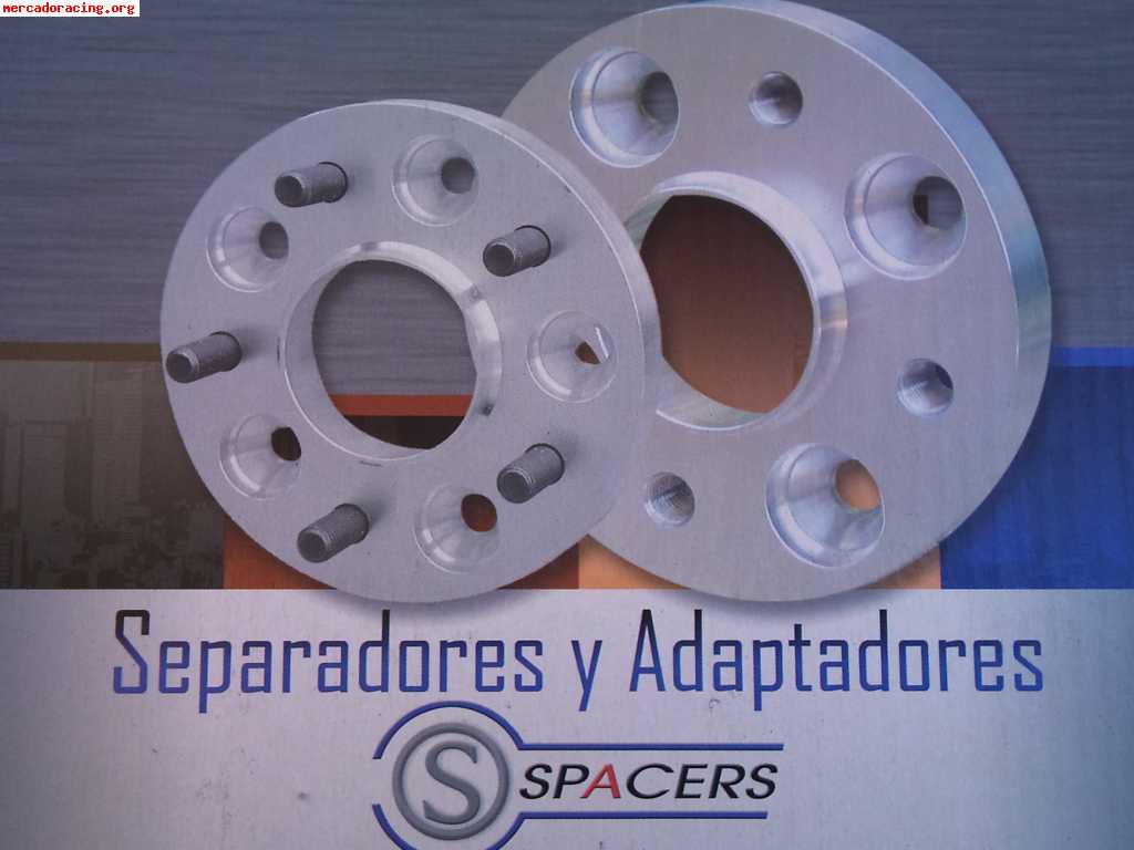 Separadores 16mm y 20mm y muelles votgland para seat león