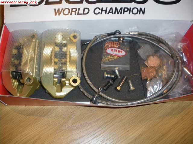 Vendo pinzas brembo radiales, con latiguillos, tornillospubl