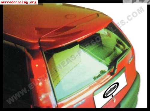 Taloneras y aleron fiat punto mk1
