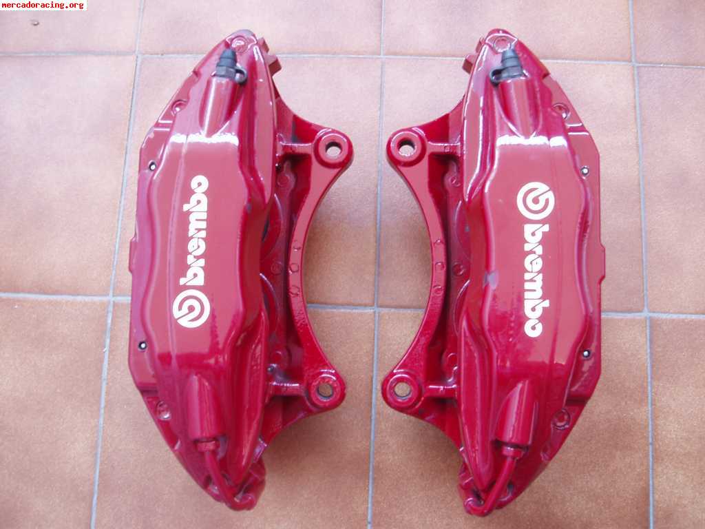 Frenos brembo 4 pistones lancer evo x   discos y pastillas