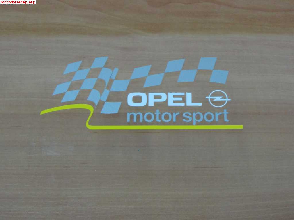 Pegatinas opel motorsports varios tipos y bandera de opel