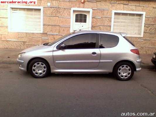 Aleron wrc orignal peugeot 206 gris metalizado