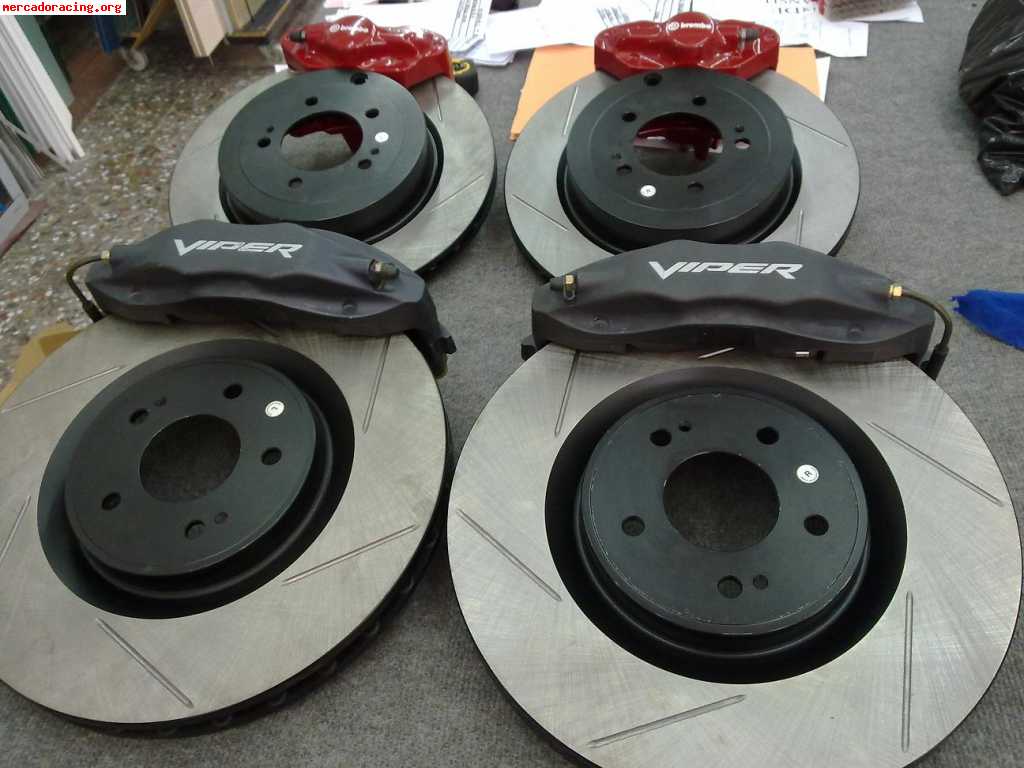 Frenos brembo stoptech completos, pinzas y discos delanteros