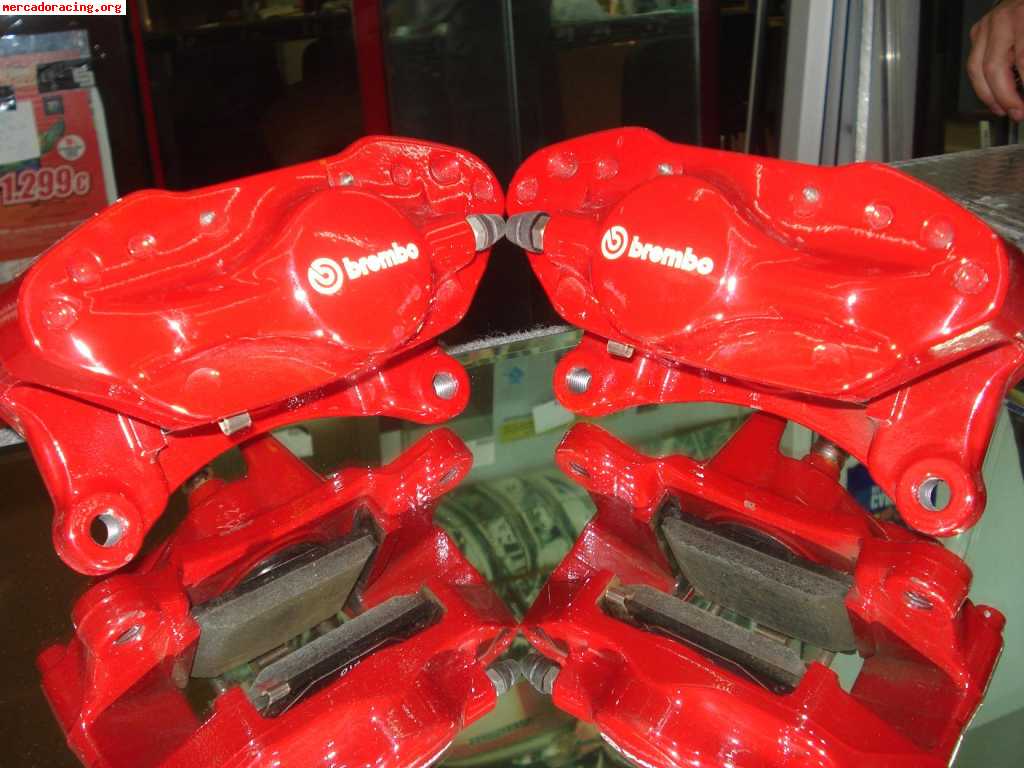 Frenos brembo stoptech completos, pinzas y discos delanteros