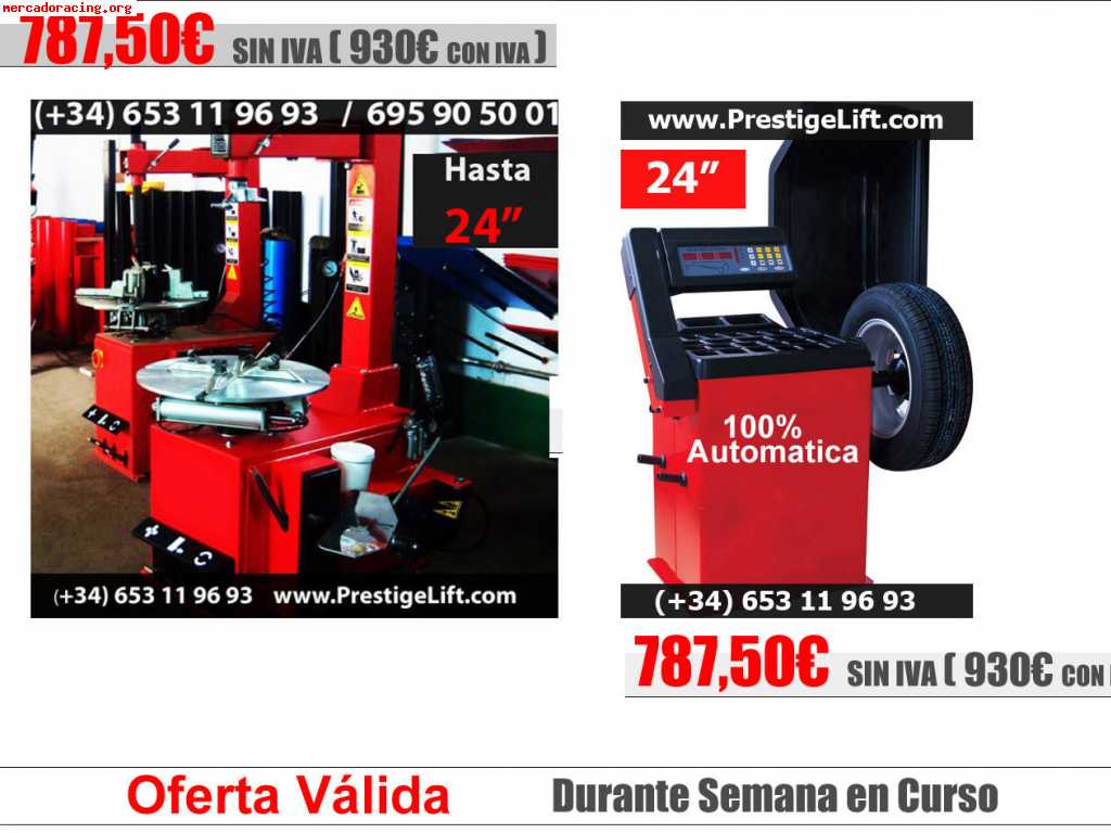 Elevador de coche 2 dos columnas 4.2ton 1.399€ nuevos 220v m