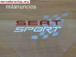Pegatinas seat sport originales de 20 y 15 cm