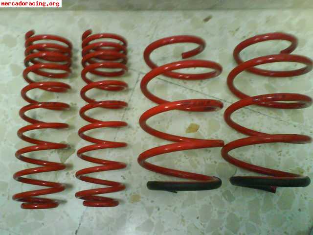 Se vende suspension selex amarilla y muelles cobra homologad