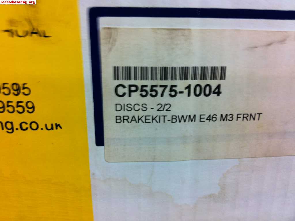 Se vende kit de frenos ap racing pata negra para m-3 e-46