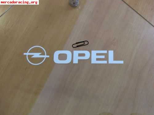 Opel motorsport bandera y pegatinas