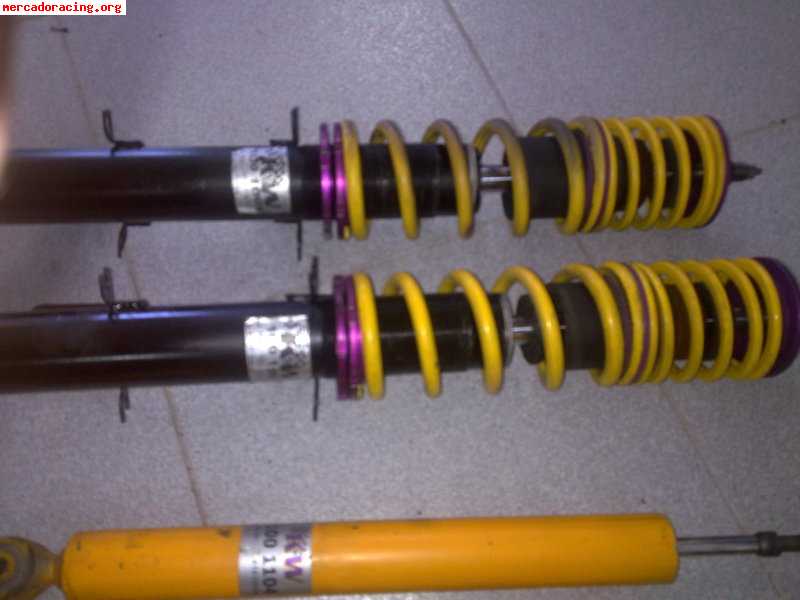 2 kit suspensiones kw v2 golf 4/leon/a3