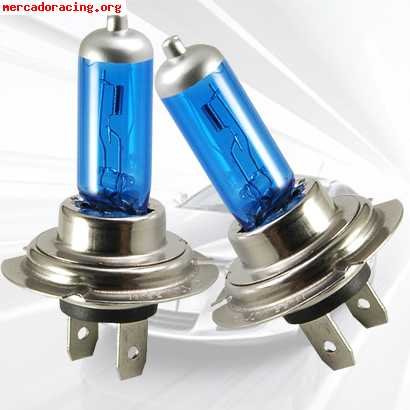 Vendo bombillas h4 y h7 efecto xenon azules 100 w(garantia)1