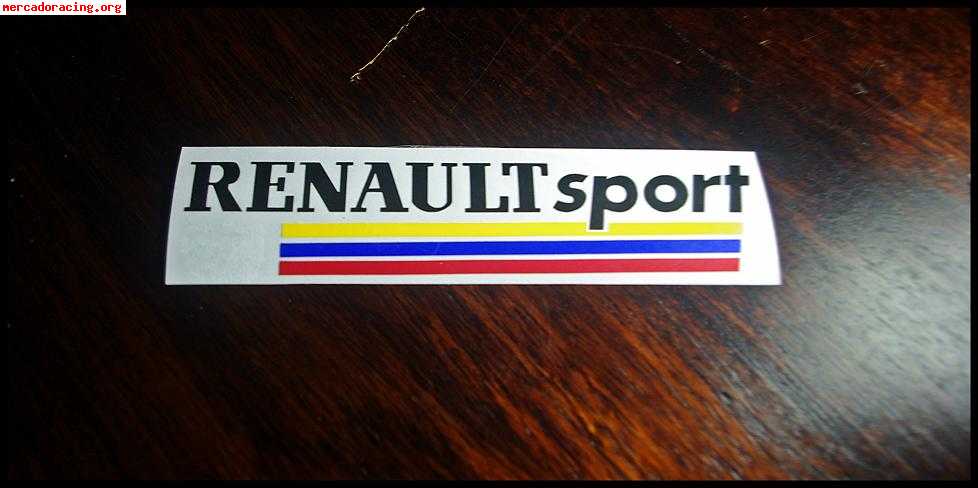 Pegatina - vinilo renault sport