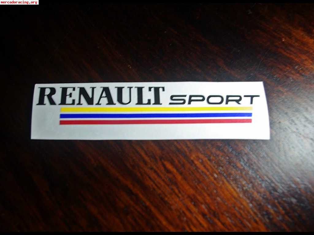 Pegatina - vinilo renault sport