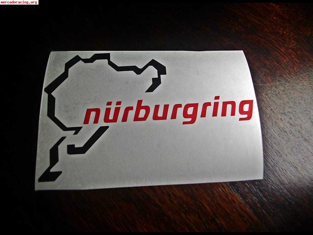 Pegatina vinilo nurburgring  y otros circuitos