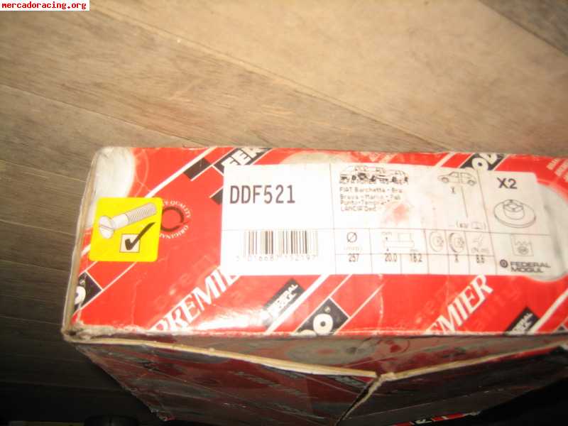 Jgo. discos freno delanteros alfa/fiat/lancia