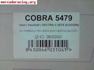 Muelles cobra -3cm opel vectra c