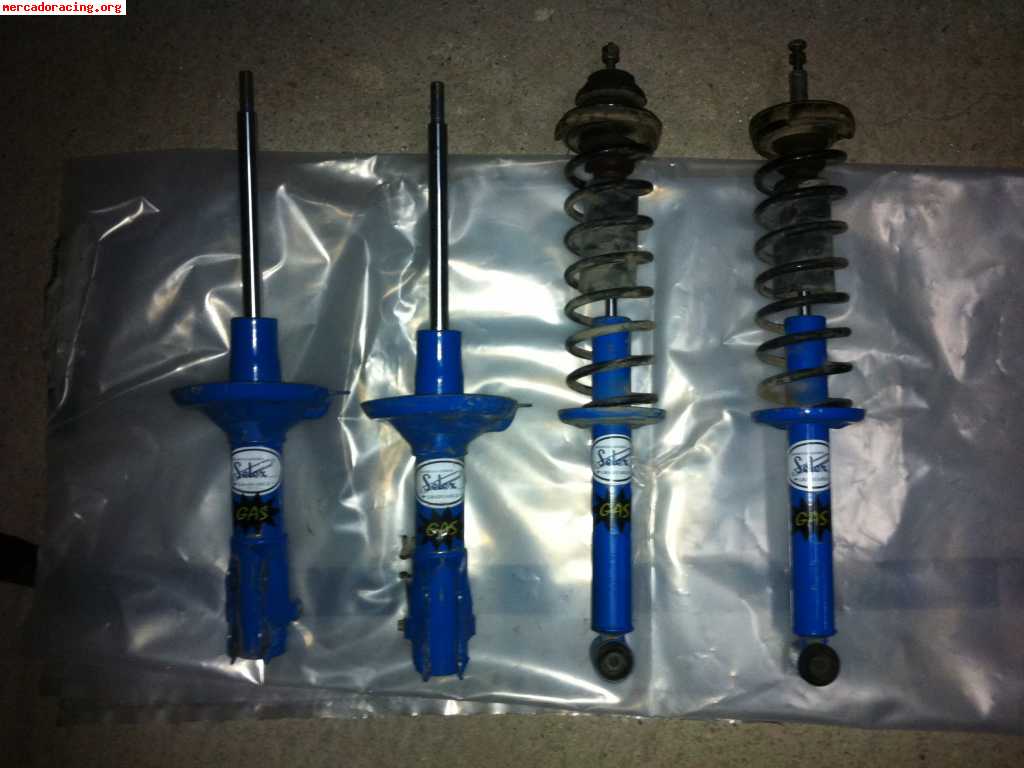 Vendo suspensiones selex graduable gas azules por 400€ preci