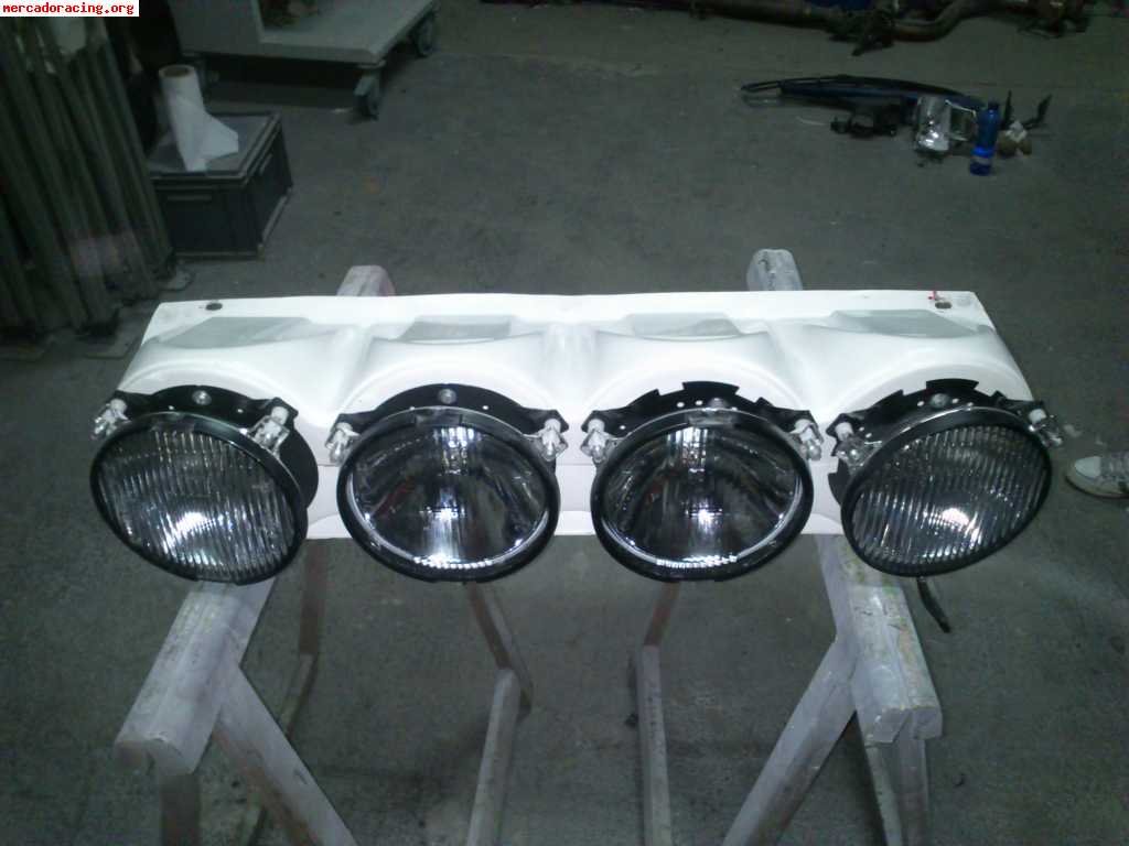 Rampa de faros con opticas 180mm para citroen c2